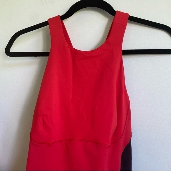 Lululemon Spin It To Win It Tank Top • Love Red / Deep Coal • US 6 - Picture 2 of 7